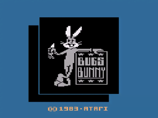 Bugs title screen for Atari 2600